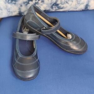 Hush Puppies Dark Blue Mary Jane Shoes